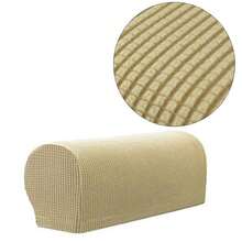 2X Pair (=4pcs) Stretch Sofa Arm Slipcover Armrest Couch Cover Protector Removal Elastic Covers - 彩色 - 查看 5