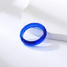 emejewe 1pc White Sapphire Ring, Suitable For Everyday Wear