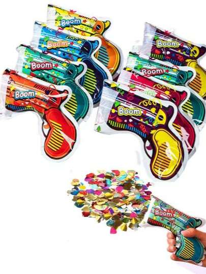 10/15/20pcs Colorful Sequin Tasseled Fake Fish Decorations, With Small Bells And Pompoms Design, Suitable For Weddings, Birthdays, Christmas, New Year, Halloween Carnival Parties, Party Supplies And Gifts, Festive Essentials, Fun Patterns, Best Random Assortment