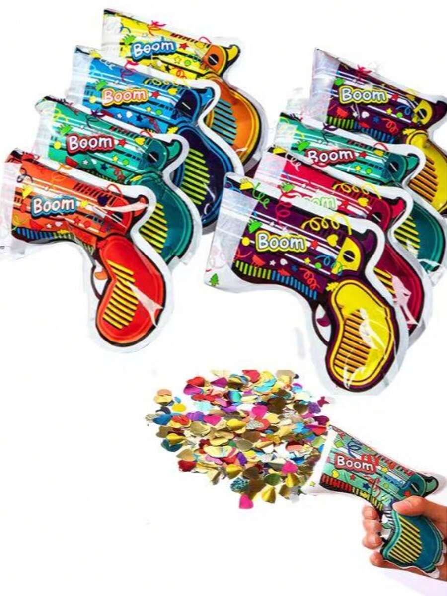 10/15/20pcs Colorful Sequin Tasseled Fake Fish Decorations, With Small Bells And Pompoms Design, Suitable For Weddings, Birthdays, Christmas, New Year, Halloween Carnival Parties, Party Supplies And Gifts, Festive Essentials, Fun Patterns, Best Random Assortment - Multiple Specifications and Colors - View 1