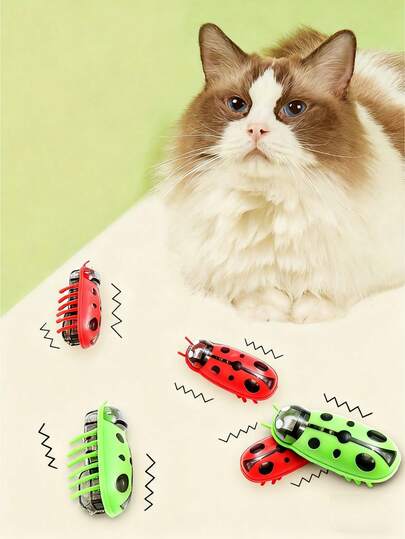 El juguete interactivo automático con aleteo para gatos viene en colores aleatorios para atraer la atención del gato. Es un juguete para mascotas, un juguete eléctrico, un juguete para gatos y un juguete eléctrico para gatos.