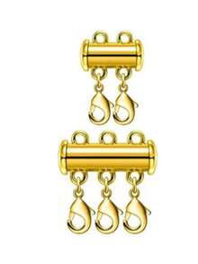 Necklace Layering Clasp Slide Lock Connector Suitable For Multi-Strand Sliding Tube Clasp - Multicolor - View 9