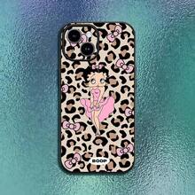 -Betty Cute-Boops Phone Case For  12 13 14 15 16 17 Pro Max Plus Classic Black Soft Shell.Christmas Accessories. Gifts For Women Y2k Phone Case Funda Para Fundas Case For 17 Pro Max Girlfriend Or Boyfriend Gifts Rilakkuma An Excellent Gift For Friends Cheap Cover De Fall Phone Case Cute Phone Cases Bear Phone Case Gifts For Men Phone Cases 14 14 Cases 16 Pro Max Case Pink Phone Case - Z2 - 查看 5
