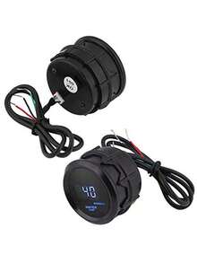 EstiloTendenciaMedidor De Temperatura Digital, Sensor De Temperatura Para Coche, 40-150 ℃   , DiseñO Compacto De 5 Cm, Pantalla LED Azul De 52 Mm, Para AutomóViles, Hogar, Oficina, CocinaCalidad PremiumVersióN Mejorada - 1 - Ver 3