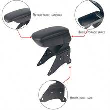 Car Armrest Universal Center Console For Van Bus Content Adjustable Arm Rest Box - A - View 3