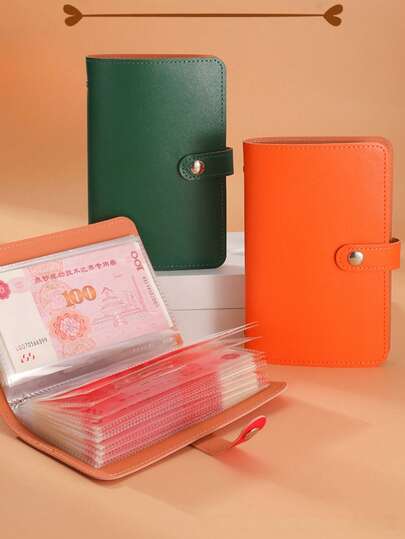 100pcs Envelope Challenge Loose-Leaf Binder, Savings Challenge Notebook (With Envelopes), Envelope Savings Challenge Binder, Help You Achieve Your Savings Goal Successfully