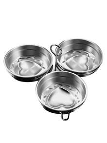 1pc Stainless Steel Steaming Egg Mold,3-In-1 Steamed Egg Mold,Household Egg Cooker,Egg Ring,Frying Egg Mold,Breakfast Sandwich Egg Mold,Baking Kitchen Tool,Kitchen Gadgets,Suitable For Daily Use,Home,Kitchen, School,Restaurant,Gatherings - Multicolor - View 14