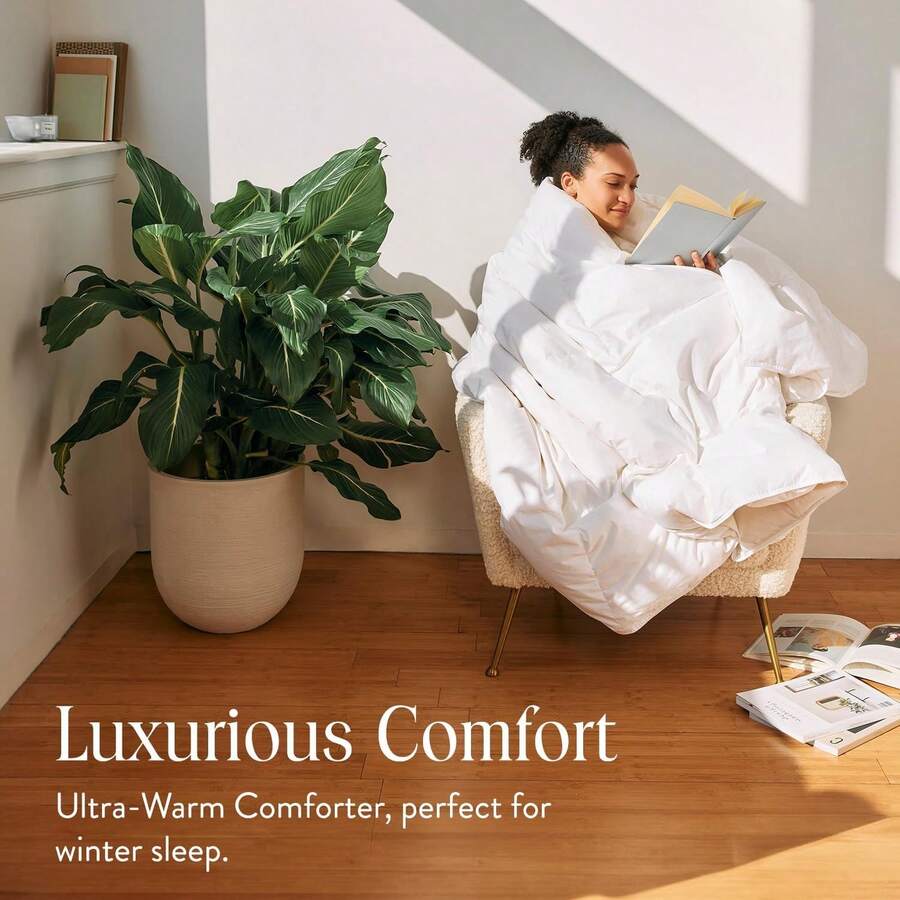 SIWEINING King Queen Size Quilted 3D Polyester Down Alternative Duvet Insert Microfiber Durable Bedding Comforter Luxury Hotel All-Seasons Quilt Corewith 4 Corner Tabs Machine Washable