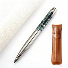 1pc Classic Metal Ball-Point Pen, 0.7mm Tip, Elegant Office & School Supplies Stationery Ballpoint Pen - 3010P - View 23