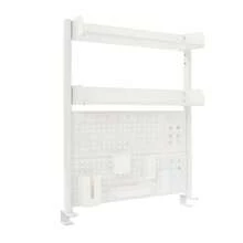 SENDERPICK 1PCS Desk Organizer Shelf Clamp On Desk Organizer Shelf Multipurpose Pegboard Bookshelf - 80*12.5*95cm - View 10