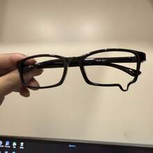 Y2k Teardrop Frame Lensless Shape Decorative Frame Suitable For Photography Party Style - Black - View 9