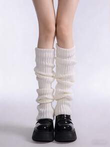 70cm Yoga Leg Warmers For Women, Knitted Thigh High Leg Warmers, Warm Over The Knee Leg Warmers, Thick Leg Warmers For Autumn/Winter