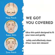 [Alcohol Free Nose Patch] 30/15 Pieces Of Hydrogel Nose Patch | Alcohol Free, Tasteless, Water-Based Gel Material, Used To Effectively Clean Nose Skin