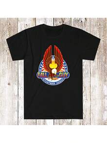 Camiseta negra para hombres Fall Guy Stuntman Assoc, tallas S-5XL - Negro - Ver 1