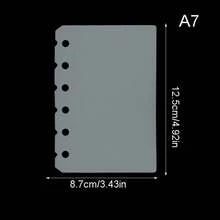 Páginas divisoras transparentes de hojas sueltas, páginas divisoras de planificador, páginas divisoras de carpeta de hojas sueltas, páginas organizadoras, páginas divisoras de cuaderno - Multicolor - Ver 7