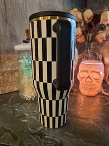 Hydro - Jug Traveler - 40 Oz Black Tie With Handle & Flip Straw Tumbler - cà vạt đen - Xem 2