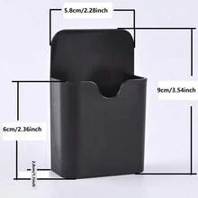 1个磁性笔盒，磁性塑料容器，用于存放和整理笔，适合学习和课堂使用