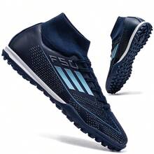 Men's Football Shoes, Unisex Football Training Shoes, Hard Court Sports Shoes, Artificial Turf Shoes, Outdoor Professional Football Shoes, Sports Shoes - Royal Blue - View 5