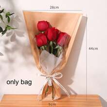 20pcs Kraft Paper Flower Boxes, Suitable For Bouquets, Flower Shop Supplies, Wedding And Flower Gift Packaging - Great For Mother's Day, Valentine's Day, Women's Day, Teacher's Day, Birthday Gifts - Multicolor - View 13