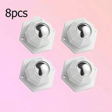 4/8pcs 200kg Swivel Casters, 360° Rotation, Self-Adhesive, Suitable For Trash Cans, Storage Boxes, Small Furniture - Multicolor - View 15