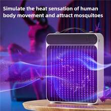 灭蚊灯 昆虫捕蝇器 露营灯 USB 电动蚊拍 户外灭虫器，颜色随机 - 彩色 - 查看 5