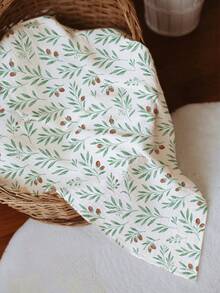 2条装柔软棉纱布襁褓毯，透气轻薄，适合新生儿及婴幼儿，男女宝宝均适用，卡通图案 - 彩色 - 查看 6