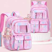Large Capacity Backpack School Bag Rucksack Waterproof Backpacks For Kids Girls - Pink - View 3