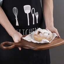 2件/1件红木创意情侣砧板，情人节创意砧板套装，创意切菜板，牛排板，托盘 - 棕色 - 查看 6