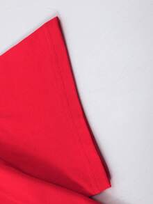 Double Sided Digital Print T-Shirt Record - Theme Rock - Music Graphic Design Street Hip Hop 1pc Casual Soft Short Sleeve Pure 100% Cotton 220gsm Retro Rock Graphic T-Shirt - Red - View 4