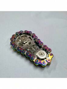Chain-Style Bicycle Design , 2-Gear, Stainless Steel Metal Material, Durable, Smooth Bearing, Premium Colorful Toy - Multicolor - View 10