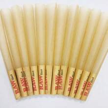Authentic RAW Black 1 1/4 Size Pre-Rolled Cone 200 Pack Andamp; 2 Tubes US - như hình - Xem 2