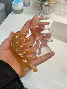 1 buah Alat Pijat Kecantikan Wajah, Sisir Pijat Kepala Bulat dengan Desain Gigi Tebal, Cocok untuk Mengangkat Wajah, Dagu, Hidung, Pipi, dan Area Mata, Alat Pijat Buatan Tangan untuk Pijat Kecantikan di Rumah - MultiWarna - View 8