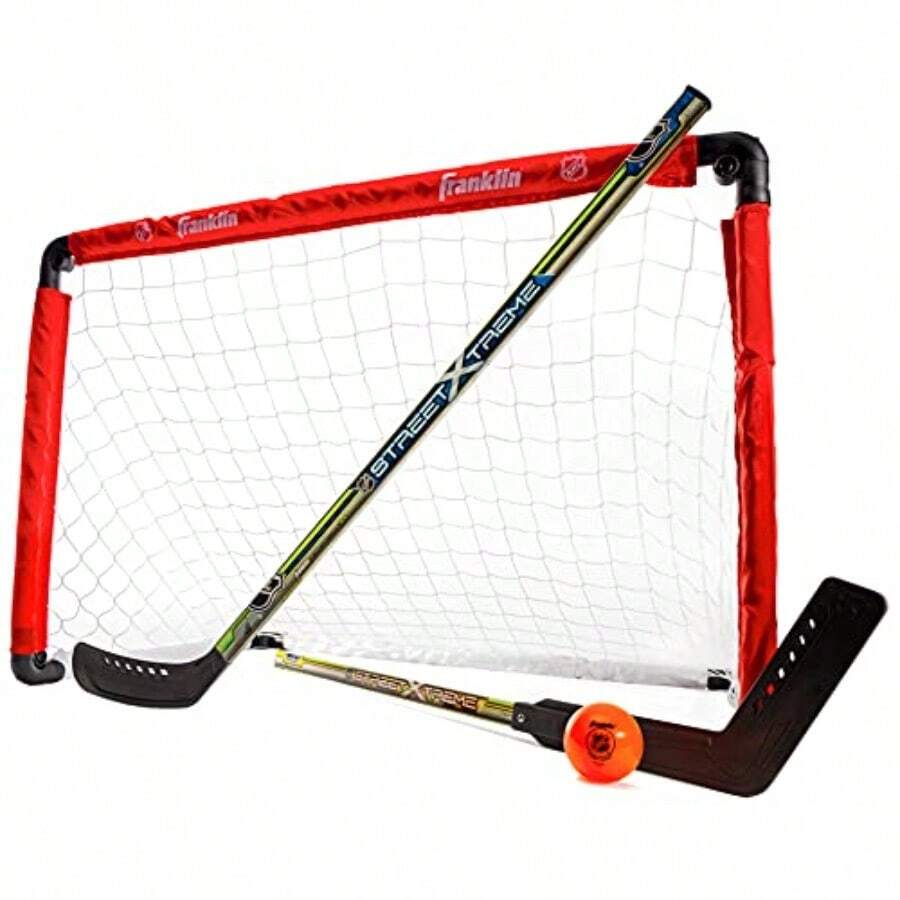 Franklin Juego DE Hockey Jóvenes  Unisex Adulto Rojo blanco negro 91.4 Cm 36 Pulgadas - NegroBlanco - Ver 1