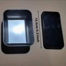 (5/6/8-Piece Set) 304 Stainless Steel Storage Containers For Outdoor Picnics(5.31 Inches * 4.13 Inches), With Square Lids, Airtight And Stackable, Reusable, Refrigerator And Kitchen Supplies, Perfect For Family Parties, Outdoor Gatherings, Birthday Gifts, Holiday Gifts - Bạc - Xem 5