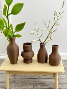 娃娃屋装饰迷你塑料花瓶模型屋家具摆件小瓶子饰品 - 彩色 - 查看 8