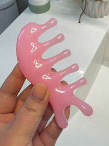 1 buah Alat Pijat Kecantikan Wajah, Sisir Pijat Kepala Bulat dengan Desain Gigi Tebal, Cocok untuk Mengangkat Wajah, Dagu, Hidung, Pipi, dan Area Mata, Alat Pijat Buatan Tangan untuk Pijat Kecantikan di Rumah - MultiWarna - View 6
