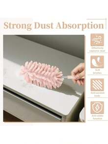 可伸缩洗车刷 - 柔软粉色超细纤维清洁刷，适用于汽车内外清洁。非常适合除尘、细节清洁和轻柔清洁汽车表面。这款多功能刷非常适合擦拭座椅、仪表盘、车窗和车身外部表面，而不会刮伤车漆。配有易于使用的可伸缩手柄。 - 多色 - 查看 8