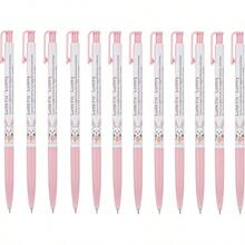OASISGUEST Xeno Lunatic Lunny 0.38mm Slim Ball Point Pen Dozen Box 12 Pcs Made In Korea Black 12pcs (Black 12pcs) - 紅色 12 件裝 - 查看 1