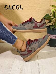 2026 New Women Flat Casual Sneakers - Multicolor - View 3