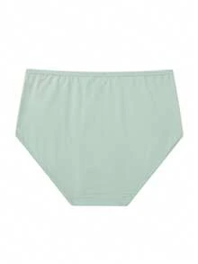 5 piezas Ropa interior de mujer de talla grande de unicolor simple, para todas las temporadas - Multicolor - Ver 7