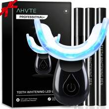 200mAh Battery-Powered LED Teeth Whitening Accelerator - Wireless Blue Light, Professional Teeth Whitening Tool And Accessories