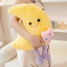 1 chiếc gối nhồi bông hình mặt trời và mây hoạt hình dễ thương, mềm mại, êm ái, thích hợp làm gối ôm sofa cho trẻ em, quà tặng sinh nhật/Ngày lễ tình nhân/Lễ Phục sinh. - Nhiều màu - Xem 4
