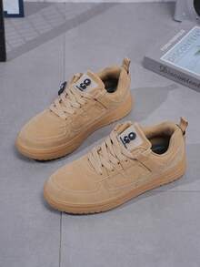 新款卡其色软面鞋面，轻便鞋底，系带设计，低帮系带，适合户外活动，时尚百搭。 - 卡其色 - 查看 11
