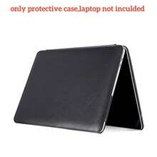 High-End PU Leather Protective Case Compatible With Apple Air/Pro 13.3/13.6 Inch (Brown/Black)