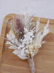 1/2/6/12支装波西米亚风迷你干花花束 | 小花瓶插花 | 桌面装饰 | 邮箱礼物