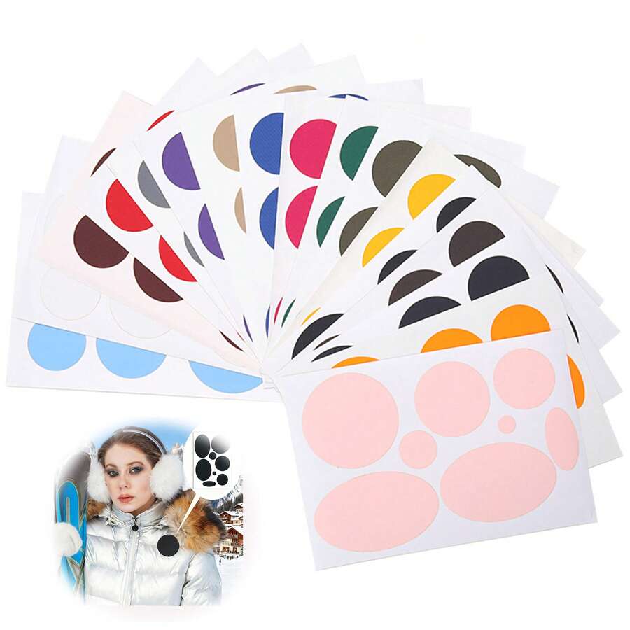 Feather Down Jacket Repair Patch, Self-Adhesive Nylon Repair Tape, Available In Multiple Sizes, Waterproof Tape, Suitable For Jackets, Clothing, Tents, Sleeping Bags, Ski Pants And Other Hole Repair - Multicolor - View 1