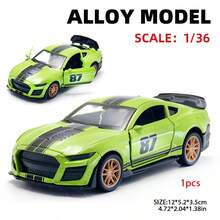 1:36 Scale Alloy Track Edition Sports Car Model - Highly Collectible, With Openable Doors And Pull-Back Action - Ideal For Gifts Or Decoration