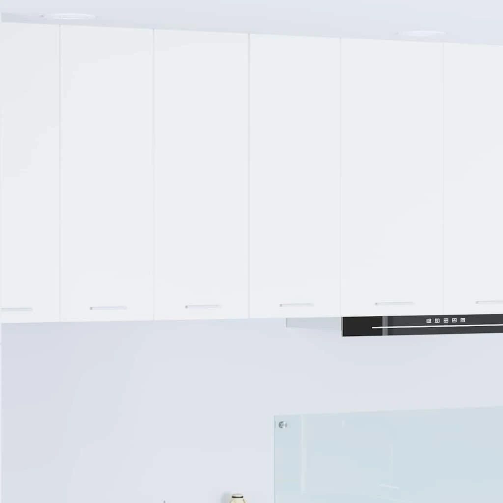 Hanging Cabinet With Storage Riga 2 Pcs White 30 X 31 X 80 Cm - White - View 1