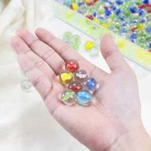 100/200/300pcs 0.62in Colorful Glass Marbles Mixed Color Glass Marbles | Colorful Decoration For Aquarium, Vase Filler And Marbles Game - Multicolor - View 4