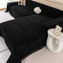 1pc Universal Sofa Cover/Throw, Fits Single, Loveseat, 3-Seater & 4-Seater Sofas, Machine Washable, Pet Protector, Modern Home Decor